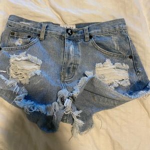 One teaspoon denim shorts